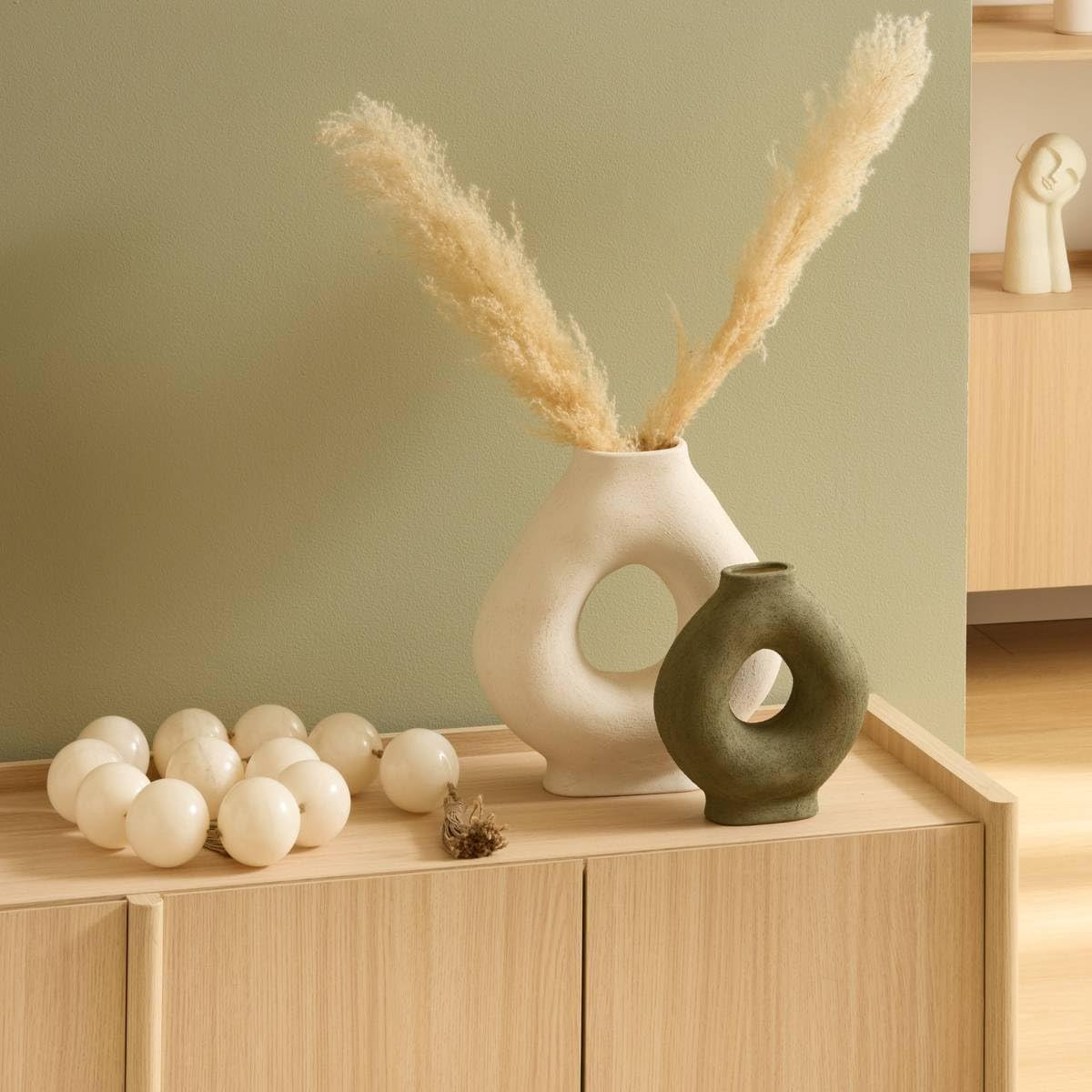 VASO CIRCLE BREA H.33 CER.VERDE