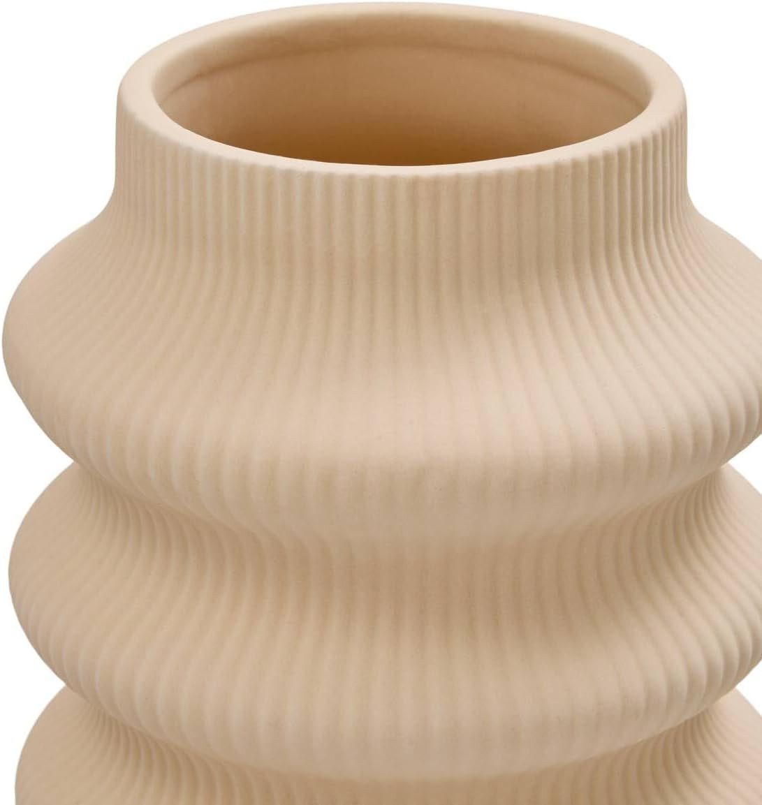 VASO LUCIA D.18 CERAMICA SABBIA BEIGE