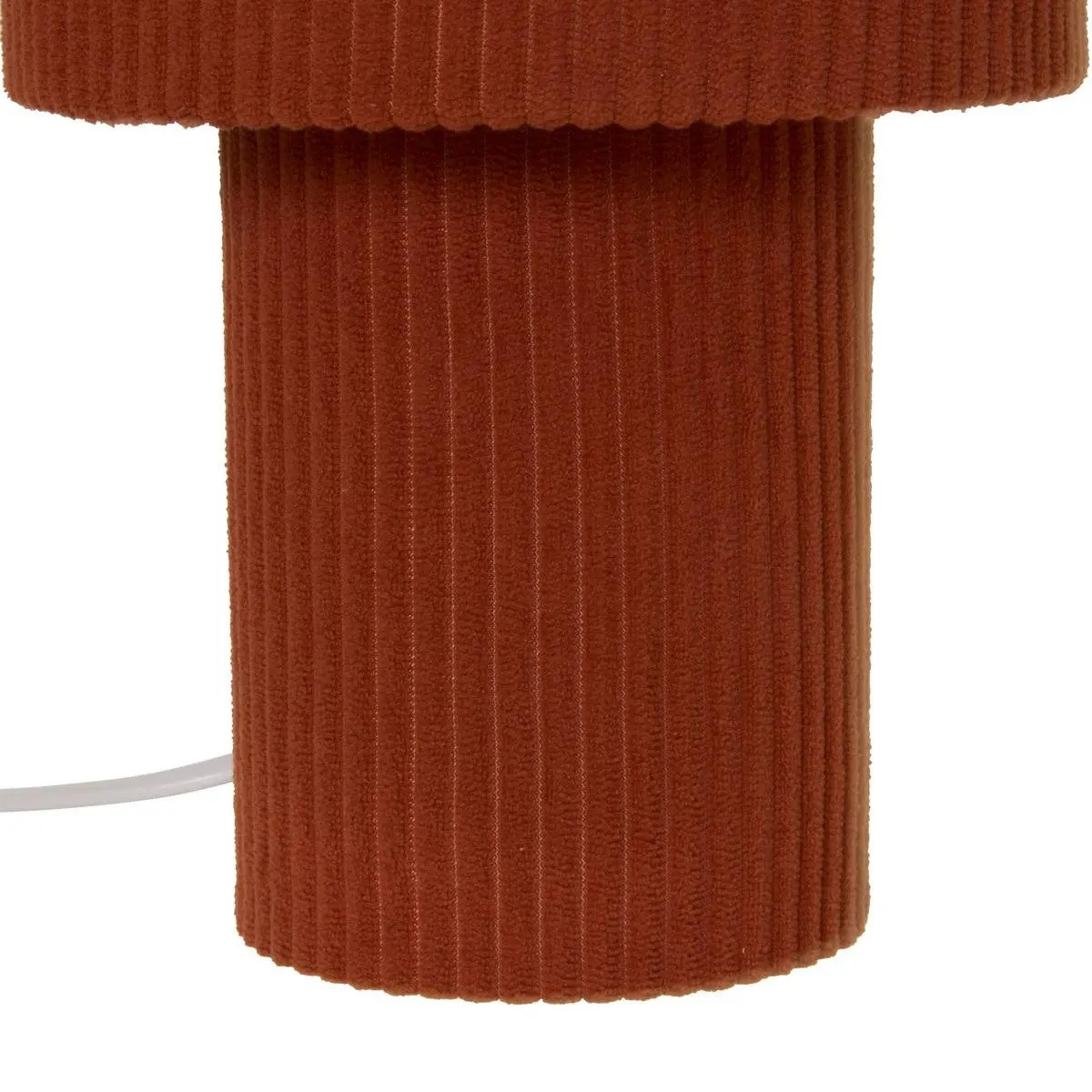 LAMPADA SCANALATA JOLINA H.28 METALLO TERRACOTTA