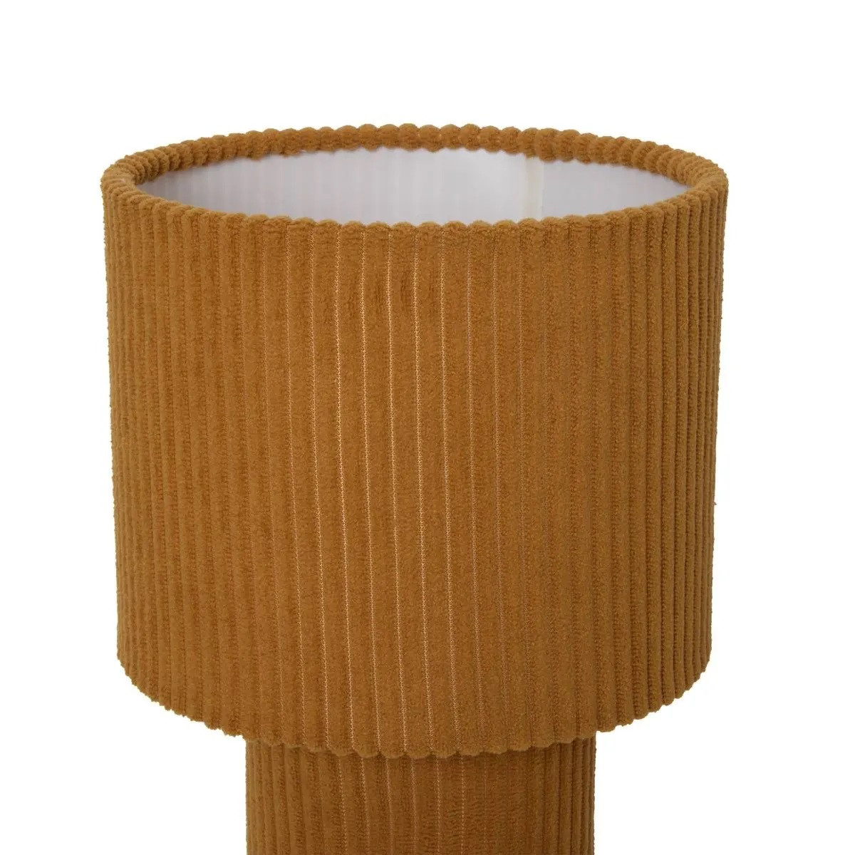LAMPADA SCANALATA JOLINA H.28 TERRACOTTA OCRA