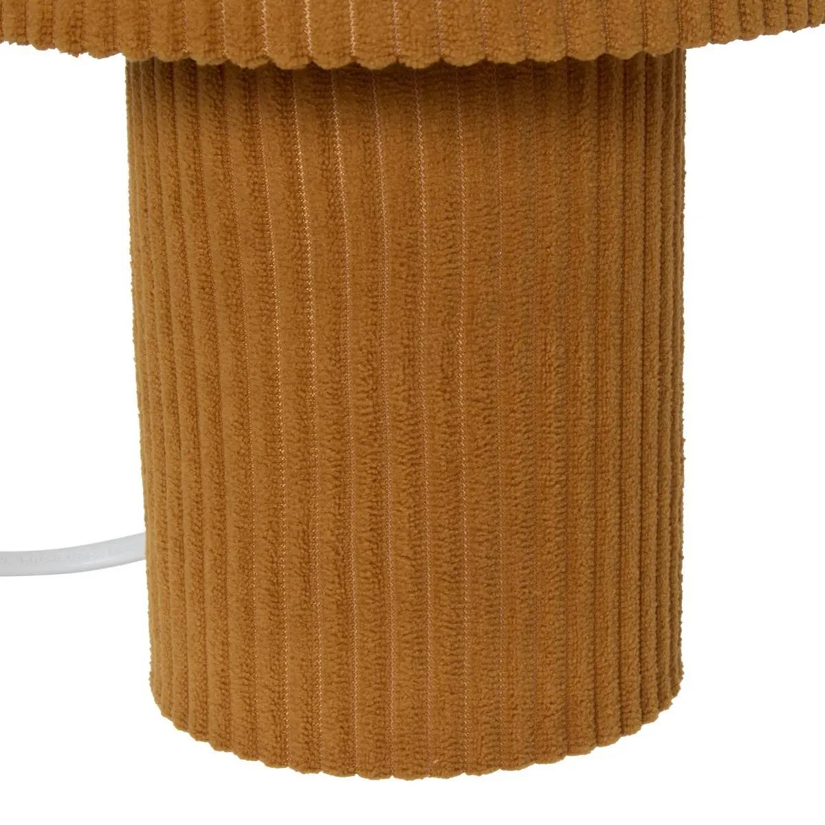 LAMPADA SCANALATA JOLINA H.28 TERRACOTTA OCRA