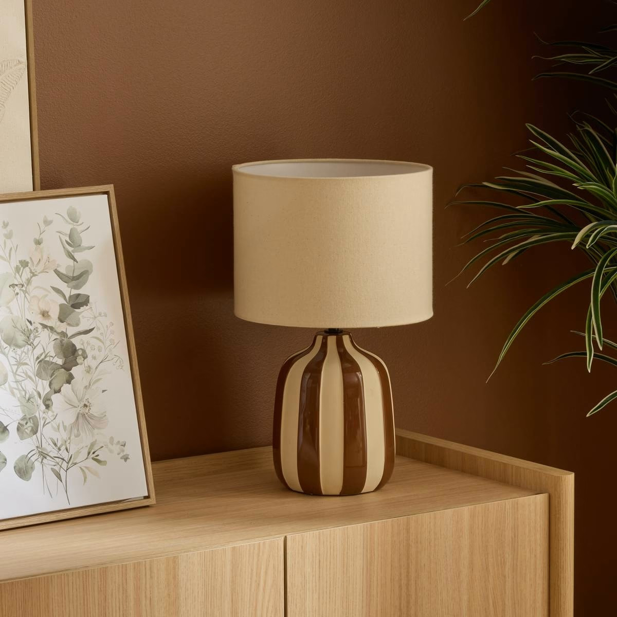 LAMPADA CILINDRO VILMA H.41.5 MARRONE