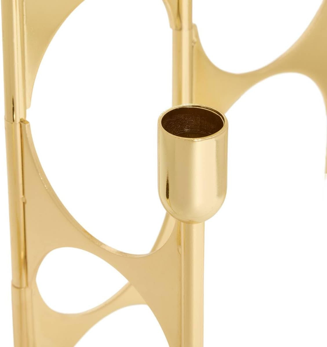 CANDELABRO CRUSH 48CM METALLO DORATO