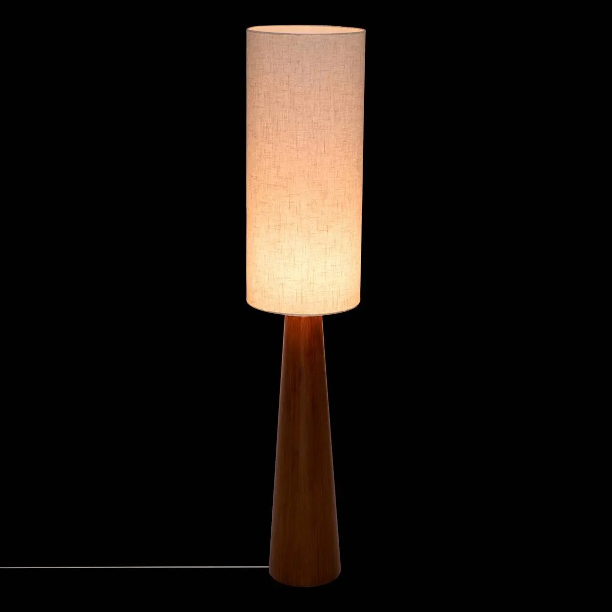 LAMPADA DA TERRA H.150 LEGNO/BEIGE