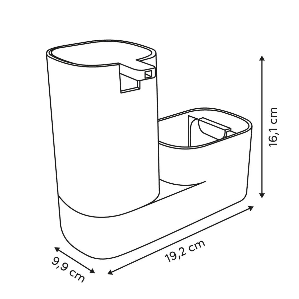 DISPENSER SAPONE LAVELLO VERDE