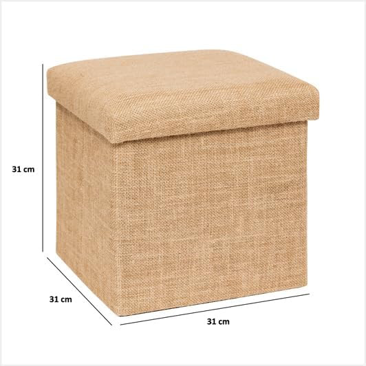 POUF PIEGHEVOLE 31X31CM EFF.JUTA