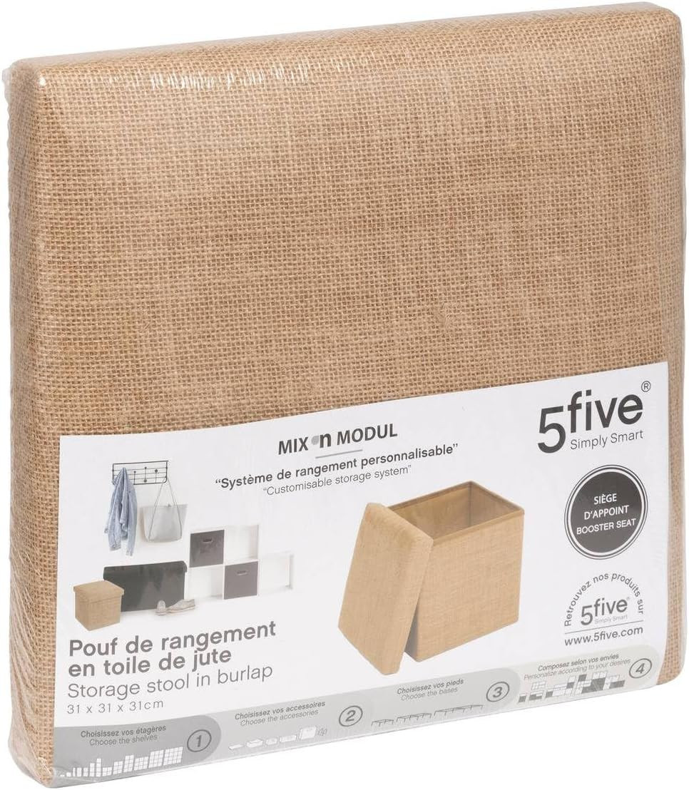 POUF PIEGHEVOLE 31X31CM EFF.JUTA