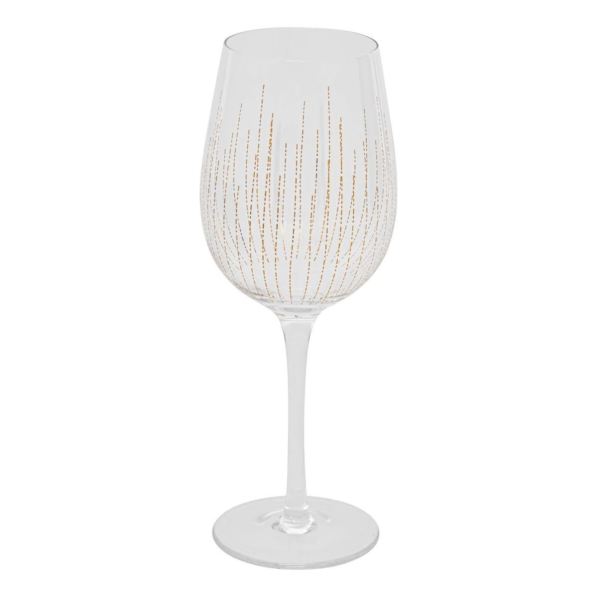 SET4 BICCHIERI VINO LUNIS 38CL DORATO