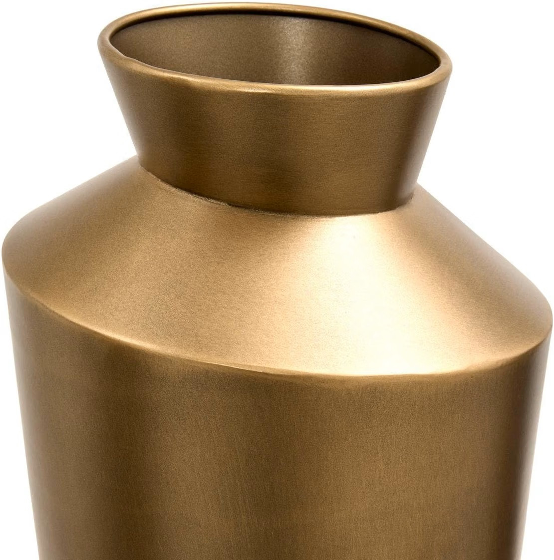 VASO BARREL H.40 METALLO DORATO