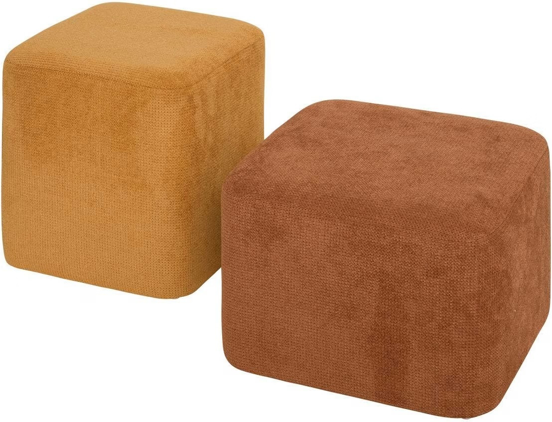 POUF 2IN1 CM.41X30X41 AMBRA E OCRA
