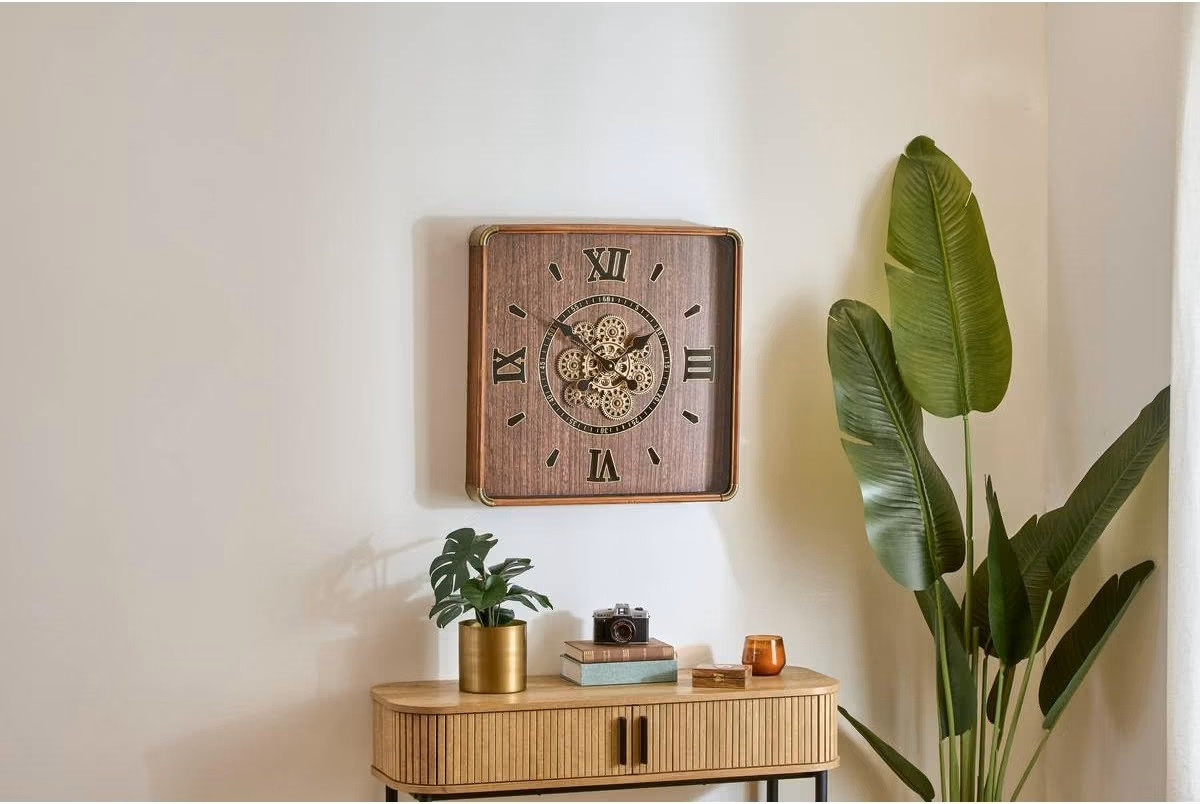 OROLOGIO ARCHIE CM.60X60 LEGNO MARRONE
