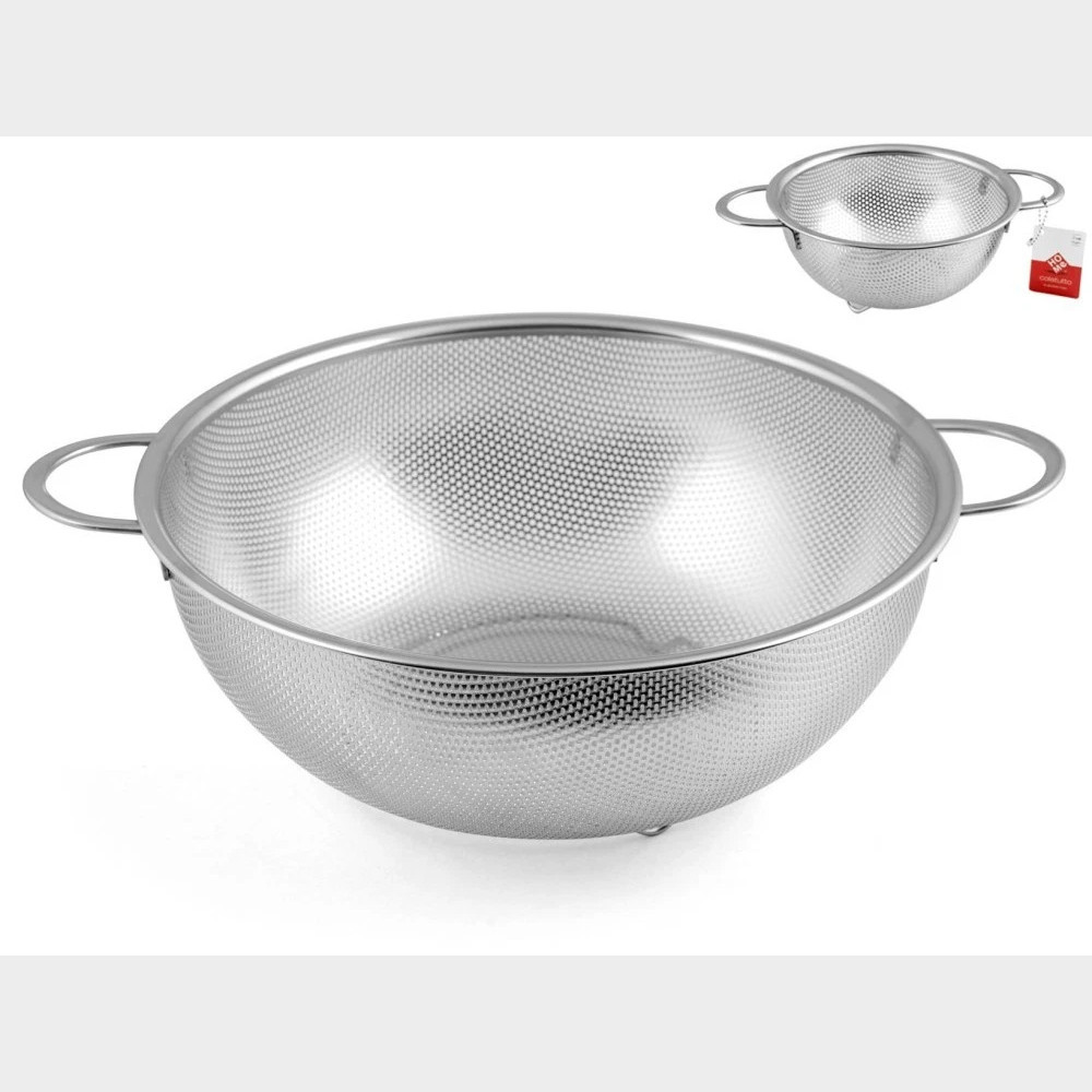 COLAPASTA RETE INOX 2MANICI CM.25.5