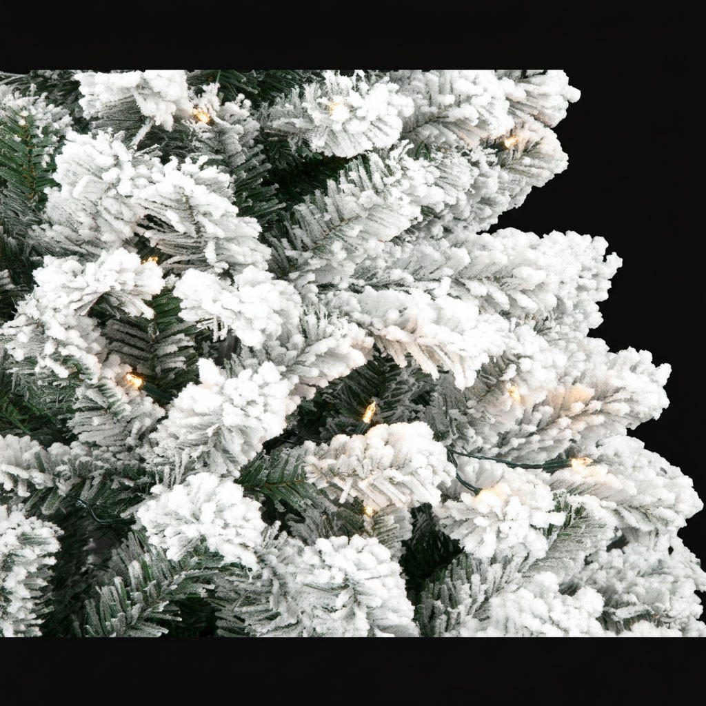 ALBERO NATALE INN.PVC CM.210 C/310 LED 1050 PUNTE