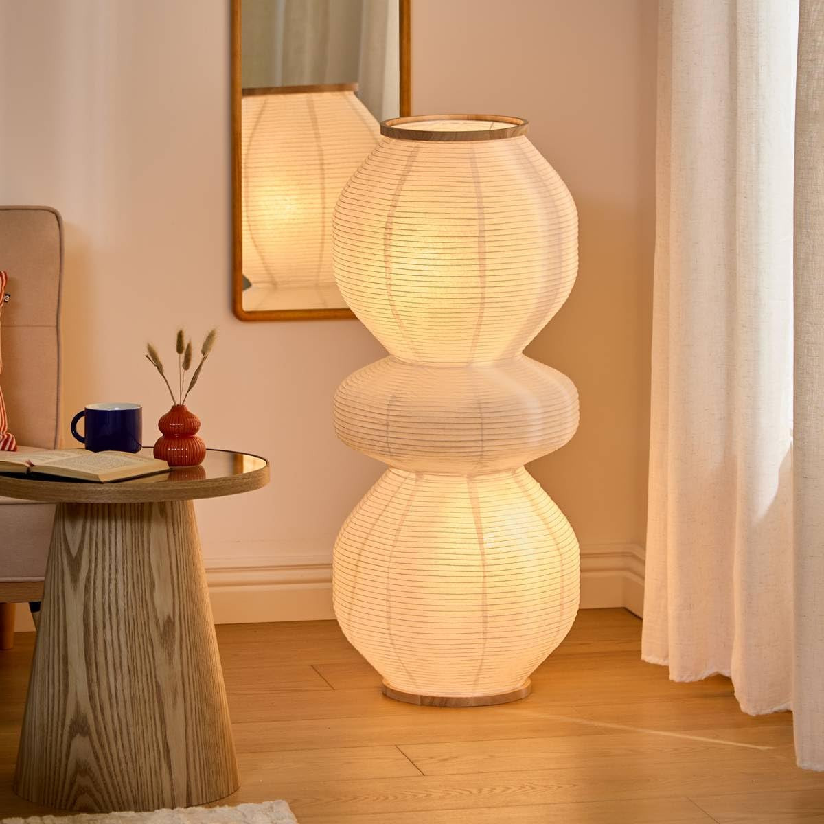 LAMPADA DA TERRA NIKA H.100 BIANCA
