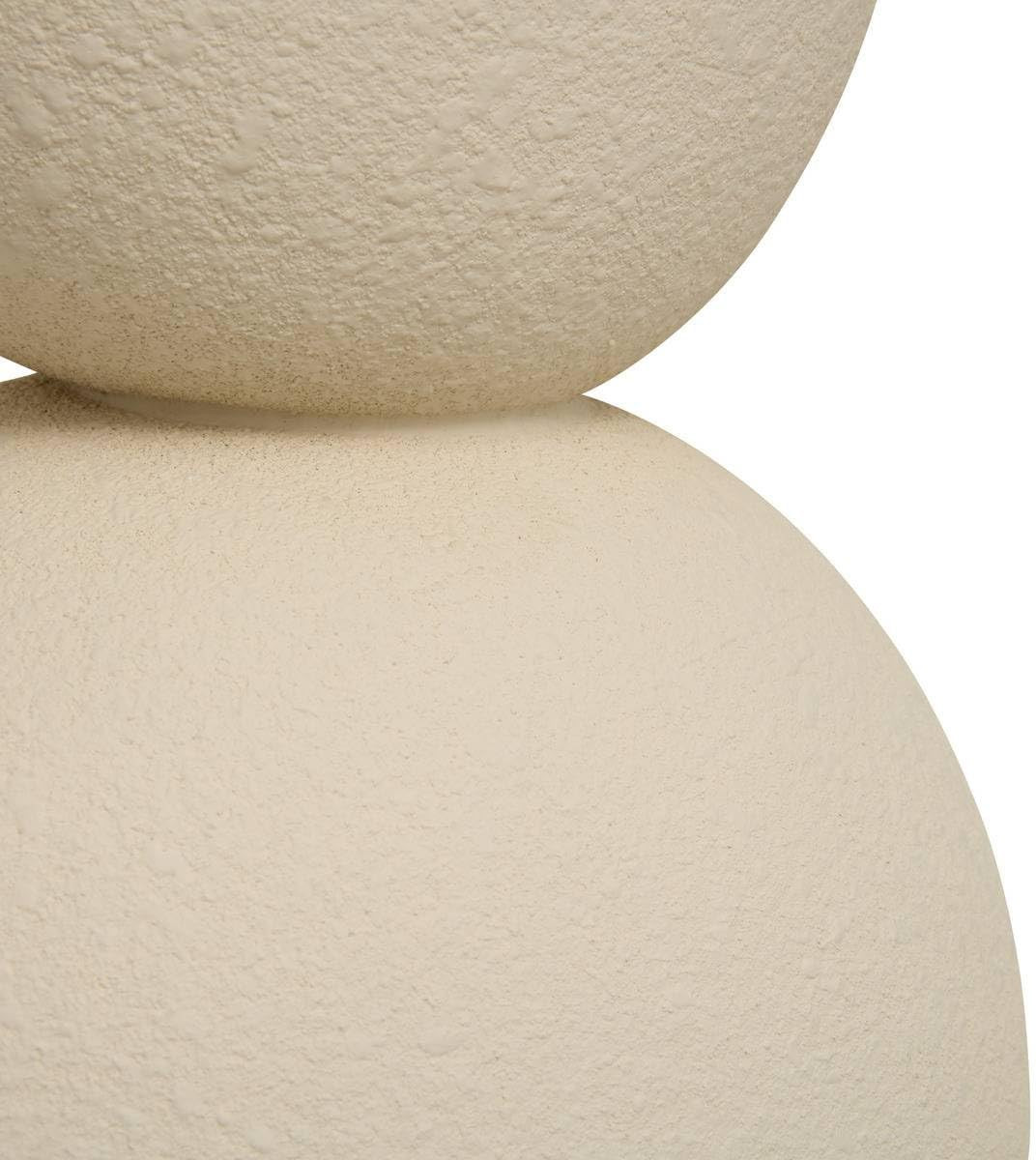 LAMPADA DA TERRA ALITHA H.100 CERAMICA BIANCA